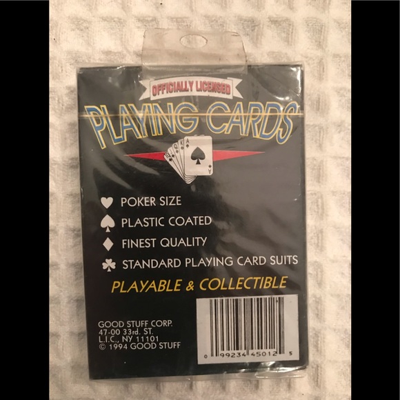 1994 Dallas Cowboy Playing Cards New In Package - Picture 2 of 2